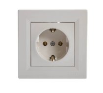 Kontaktligzda Schneider Electric Asfora EPH2900123, Iezemēta rozete, IP20, gaiši brūna
