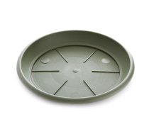 Puķu poda šķīvis Plasticotto Siena, zaļa krās., 20 cm