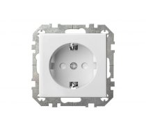 Kontaktligzda Liregus Epsilon IKL16-014-414-01, Iezemēta rozete, balta krās.