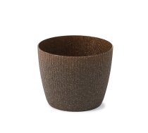 Puķu pods Lamela Eco Coffee 671-86, plastmasa, 11 cm x 11 cm, brūna krās.