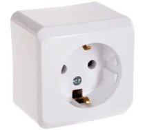 Kontaktligzda Schneider Electric Prima WDE001080, Iezemēta rozete, balta