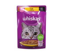 Mitrā kaķu barība Whiskas Chicken, vistas gaļa, 0.085 kg