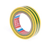 Elektrības izolācijas lente Tesa 53988, dzeltena krās.-zaļa krās., 20 m