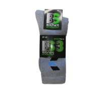 Sporta zeķes Bisoks Sport 11011K, pelēka krās., 39-42, 3 gab.