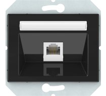 Datorligzda Vilma XP500, glancēti melna krās.