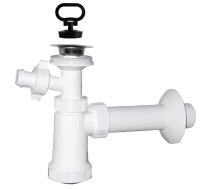 Sifons izlietnei EU1N342 1 1-4x40mm, ar izplūdi un v-m pieslēgumu