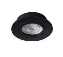 Lampa padziļinājums Kanlux Dalla, GX5.3, melna krās.