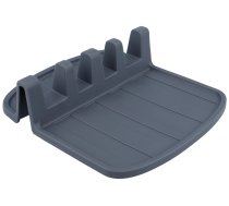 Virtuves statīvs J.E.SCHUM, 15 cm x 14 cm, plastmasa, pelēka krās.