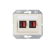 Audio skaļruņu kontaktligzda Vilma XP500, ziloņkaula