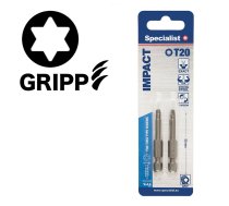 SPECIALIST+ uzgalis TORX GRIP T20, 50 mm, 2 gab.