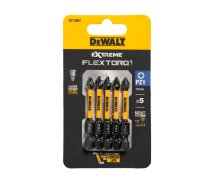 Skrūvgrieža uzgaļi FLEXTORQ PZ1, 25 mm, DeWALT, 5 gab.