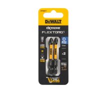 FLEXTORQ skrūvgriežu uzgaļi PZ2, 57 mm, DeWALT, 2 gab.