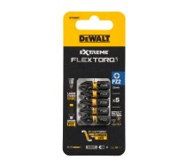FLEXTORQ skrūvgriežu uzgaļi PZ2, 25 mm, DeWALT, 5 gab.