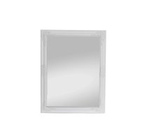 Spogulis Domoletti TM098, stiprināms, 70 cm x 90 cm, balta