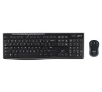 Klaviatūra Logitech MK270 EN, melna, bezvadu