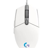 Vadu spēļu pele Logitech G102 Lightsync. balta