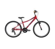 Velosipēds ROMET Rambler 24, sarkans