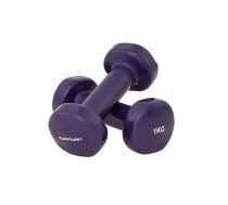 Hanteles TUNTURI Vinila hanteles 1.0kg, violeta