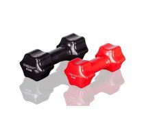 Hanteles GYMSTICK Studio hanteles 3 kg, sarkans