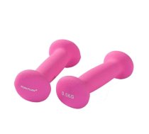 Hanteles TUNTURI Neoprēna hanteles 0.5kg, rozā