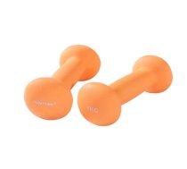 Hanteles TUNTURI Neoprēna hanteles 1kg, oranža