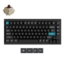 Keyboard wrl q1 ultra-black q1u-m3 keychron