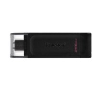 Memory drive flash usb-c 256gb-dt70-256gb kingston