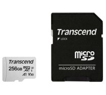 Memory micro sdxc 256gb w-adap-c10 ts256gusd300s-a transcend