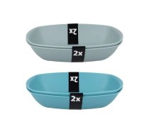 Bļodas plastmasas 2gab 17x12x3.5cm