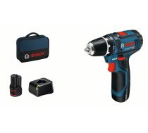 Akumulatora skrūvgriezējs - urbis ar bateriju Bosch GSR 12V-15, 12 V