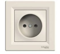 Kontaktligzda Schneider Electric Asfora EPH3000123, rozete bez zemējuma, IP20, gaiši brūna
