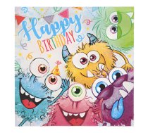 Salvetes Funny Monsters 33x33cm 3-kārt. 20gb