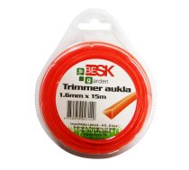Trimmera aukla 1.6mm15m trīsstūris