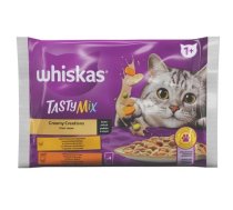 Mitrā kaķu barība Whiskas, dārzeņi-gaļa, 0.085 kg x 4 gab.