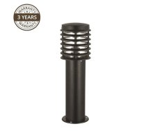 Brīvi stāvošs āra gaismeklis Domoletti GPL-EL, 100W, E27, IP44, melna krās., 15 cm x 50 cm