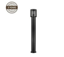 Brīvi stāvošs āra gaismeklis Domoletti GPL-EL, 100W, E27, IP44, melna krās., 15 cm x 100 cm