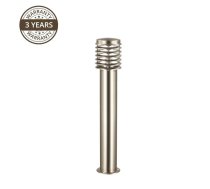 Brīvi stāvošs āra gaismeklis Domoletti GPL-EL, 100W, E27, IP44, nerūsējoša tērauda krās., 15 cm x 75 cm