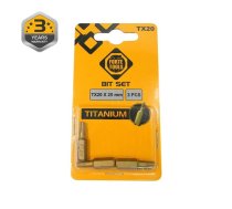 Skrūvgriežu uzgaļu komplekts Forte Tools BT03-25TX20T, TX20, 25 mm
