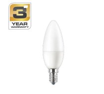 Spuldze Standart Integrētā LED spuldze, B35, 2700 °K, E14, 6 W, 620 lm