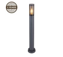 Brīvi stāvošs āra gaismeklis Domoletti Monteo DH022-800, 23W, E27, IP44, antracīta krās., 12.7 cm x 80 cm