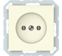 Kontaktligzda Vilma QR1000 111070201209, rozete bez zemējuma, ziloņkaula krās.