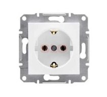 Kontaktligzda Schneider Electric Asfora EPH2970221, Iezemēta rozete, balta krās.