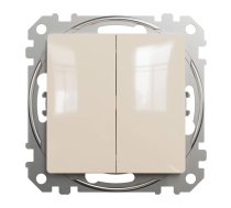 Slēdzis Schneider Electric Sedna Design, 2 kl, bēša krās.