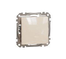 Pulsa slēdzis Schneider Electric Sedna Design, 1 kl, bēša krās.