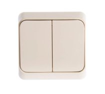 Slēdzis Schneider Electric Prima, 2 kl, bēša