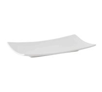 Šķīvis servēšanai Salsa 18x9cm porcelāna, balts