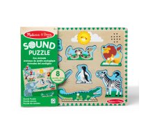 MELISSA & DOUG Puzle ar skaņu Zooloģiskā dārza dzīvnieki