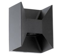 Āra sienas lampa Eglo Morino, 2.5W, LED, IP44, antracīta krās., 10.5 cm x 18 cm
