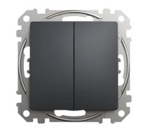 Slēdzis Schneider Electric Sedna Design, 2 kl, antracīta