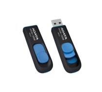 USB zibatmiņa Adata UV128 AUV128-16G-RBE, zila krās.-melna krās., 32 GB